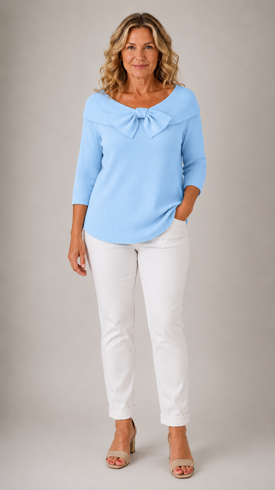 Giana™ | Elegant Bow Knit Jumper