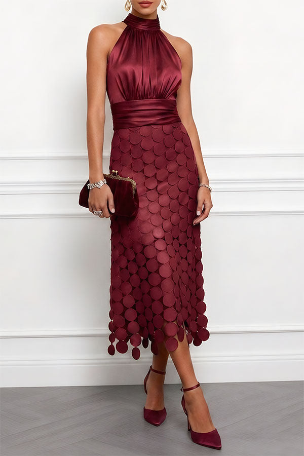 Natalie | Elegant Occasion Midi Dress