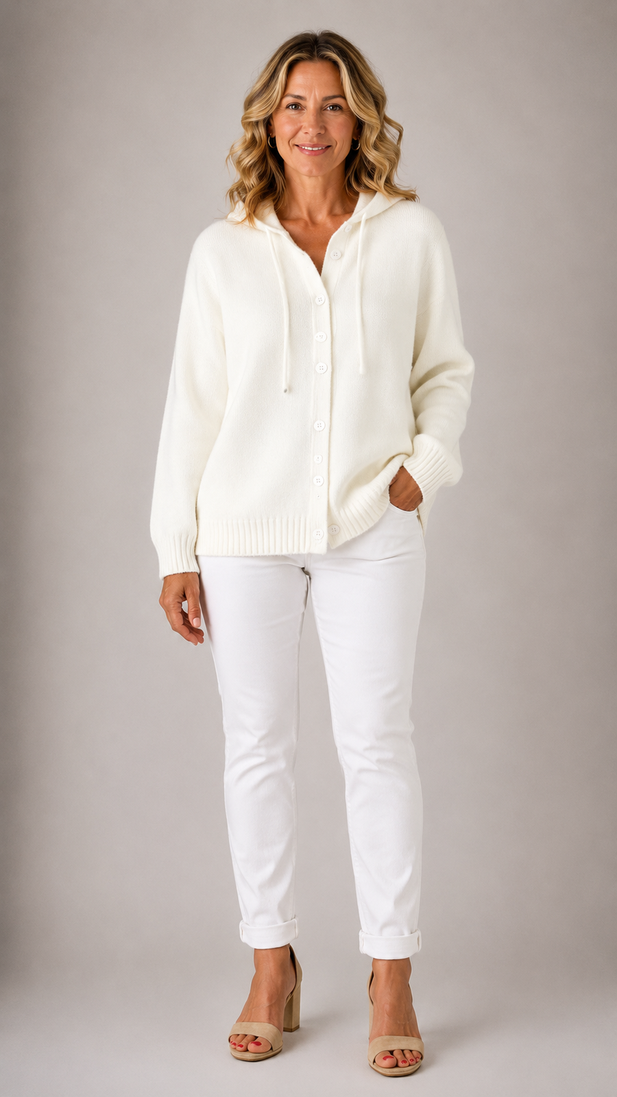 Bella™ | Cozy Hooded Knit Cardigan