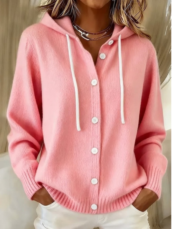 Bella™ | Cozy Hooded Knit Cardigan