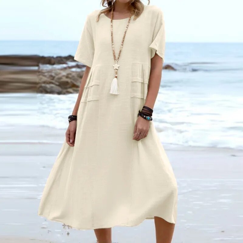 Hannah™  Chic Cotton Sundress