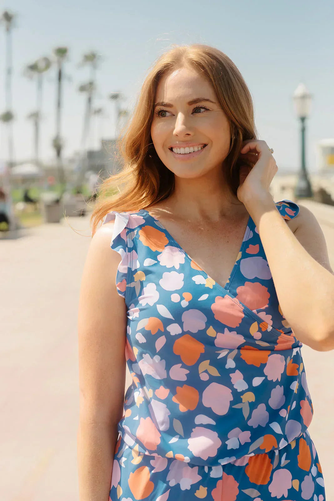 Alivia™ Sculpt & Support Ruffle Swimsuit