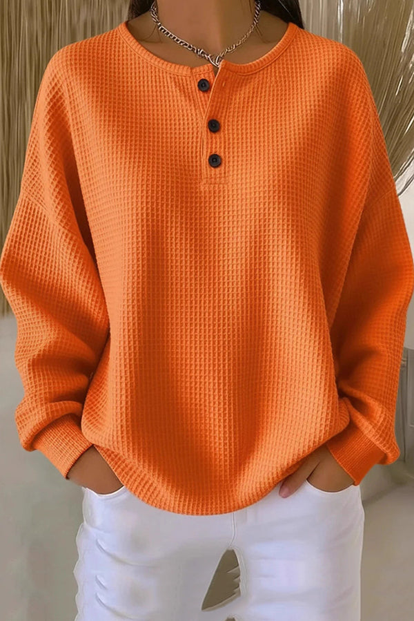 Juniper™ | Cozy Waffle Knit Pullover