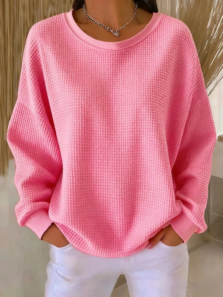 Scarlet™ | Cozy Waffle Knit Jumper