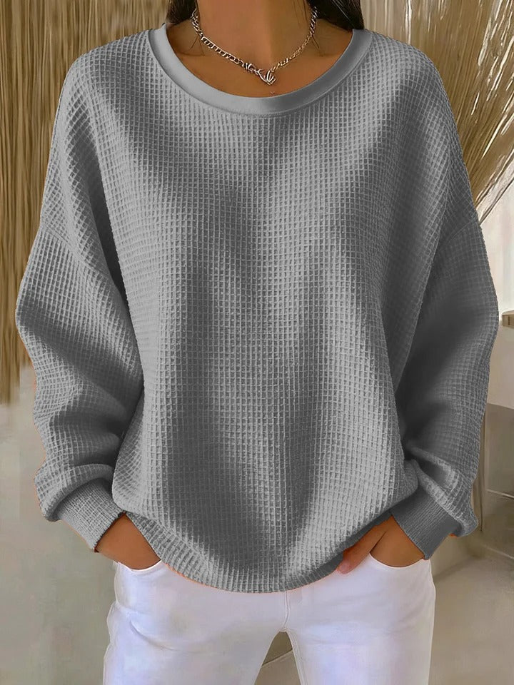 Scarlet™ | Cozy Waffle Knit Jumper