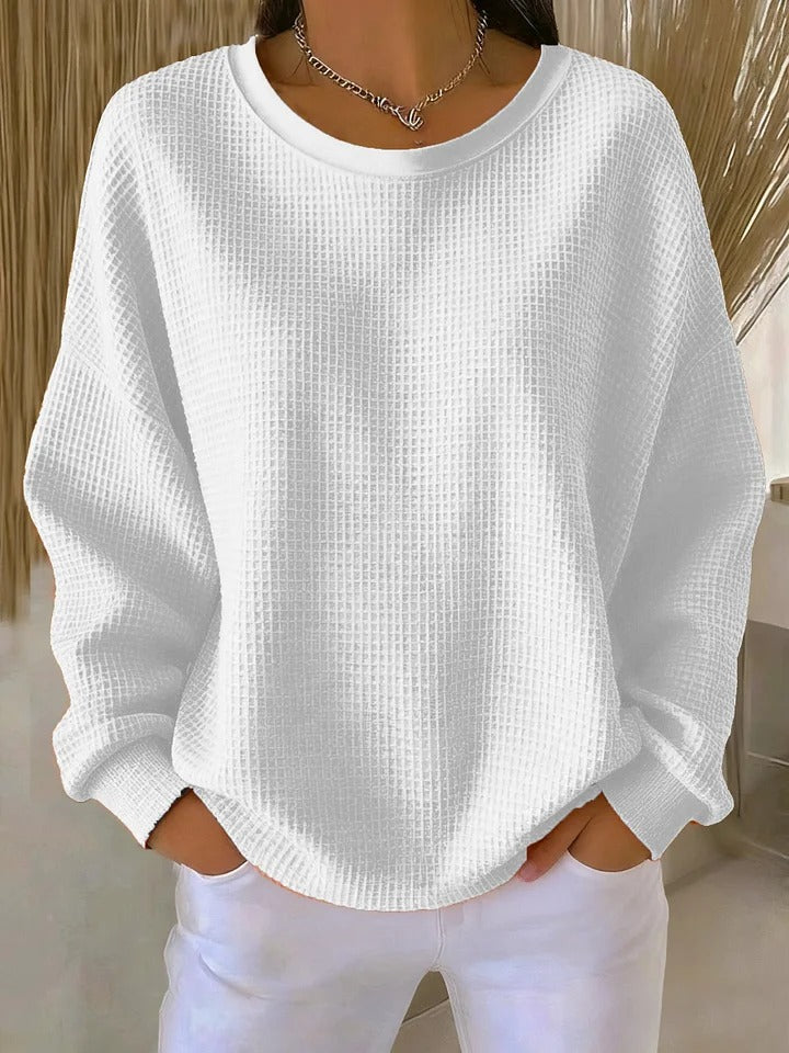 Scarlet™ | Cozy Waffle Knit Jumper
