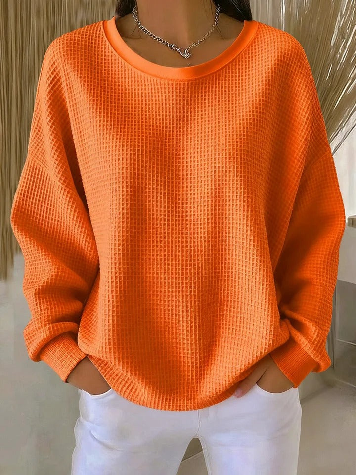 Scarlet™ | Cozy Waffle Knit Jumper