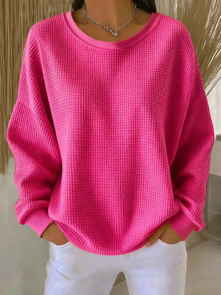 Scarlet™ | Cozy Waffle Knit Jumper
