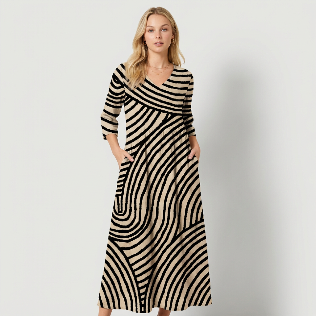 Daisy | Vintage Striped Dress